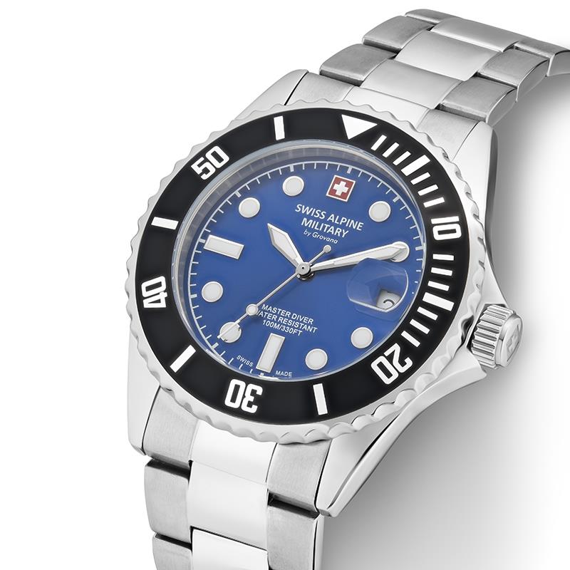 Swiss Alpine Sport Blue Glacier Swiss Watch